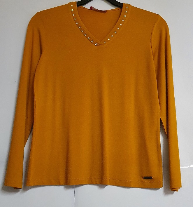 MOD'ELLE PASSION - T-shirt orange basique