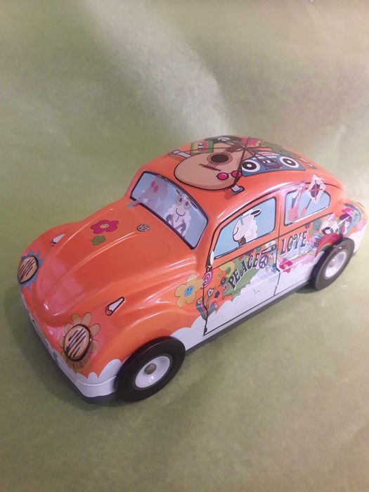 Photo du produit : boite biscuit coccinelle volkswagen hippie